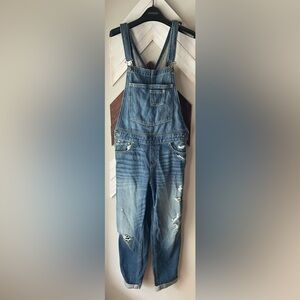 Hollister denim overalls